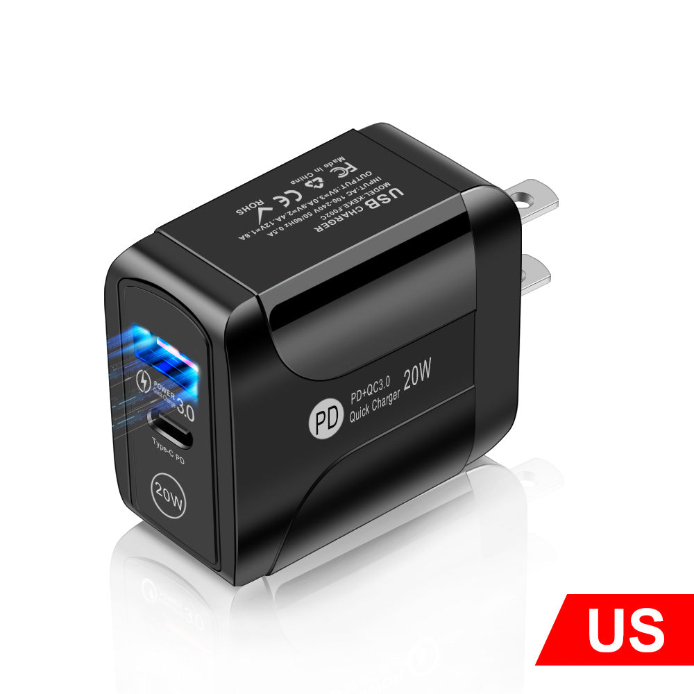 European, American And British Standard Travel Charger Fast Charge