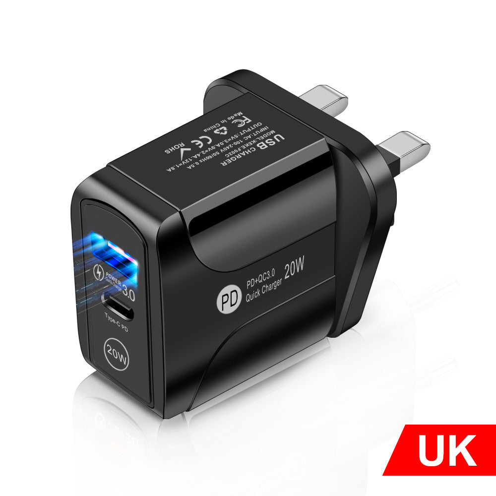 European, American And British Standard Travel Charger Fast Charge