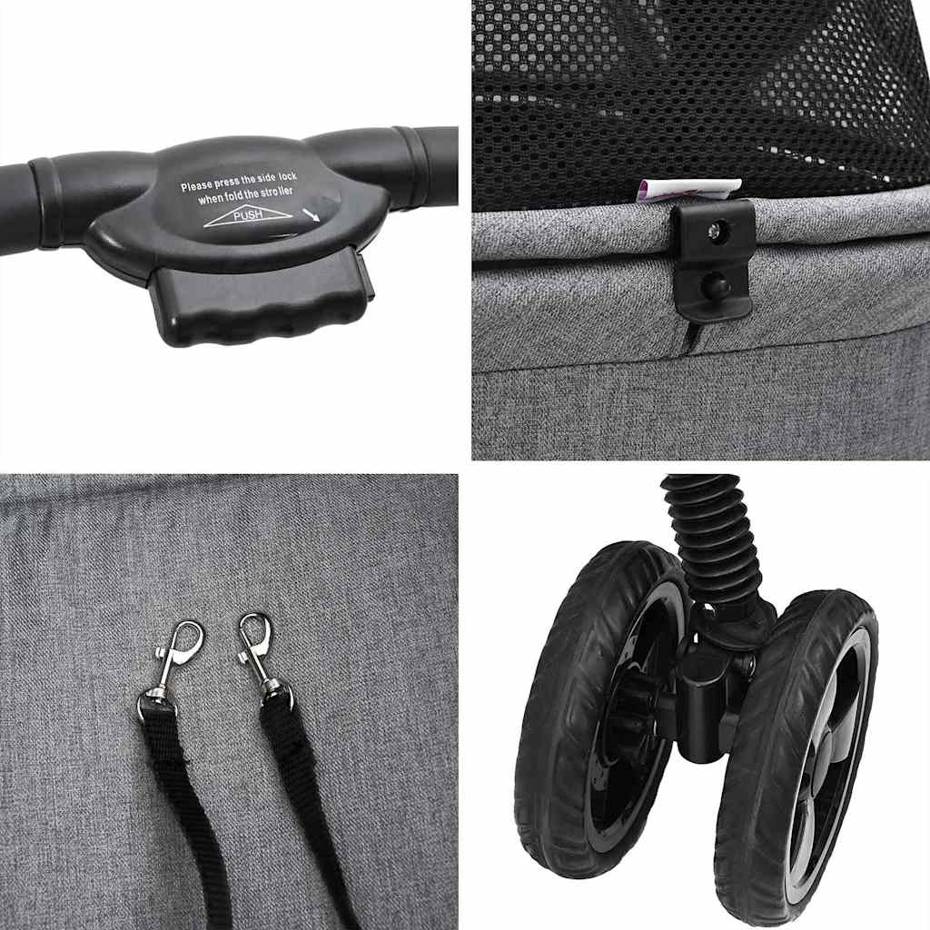 Foldable Pet Stroller 81 x 600D Oxford